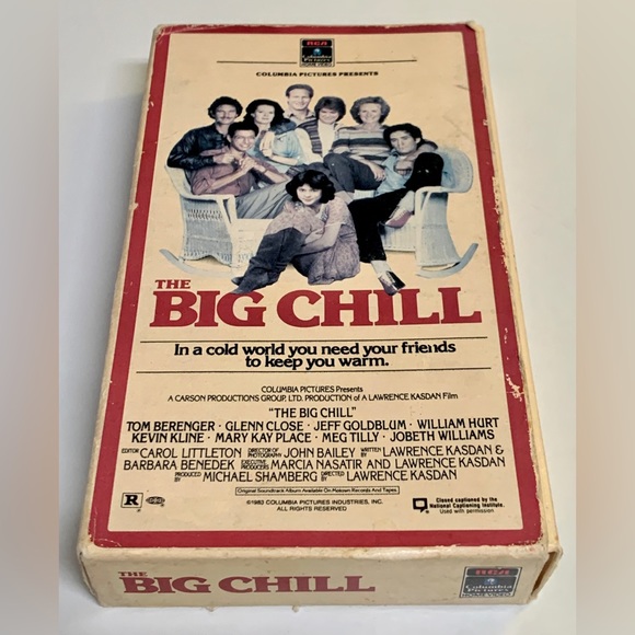 THE BIG CHILL Vintage 1983 Movie VHS Cassette Tape - Picture 8 of 8